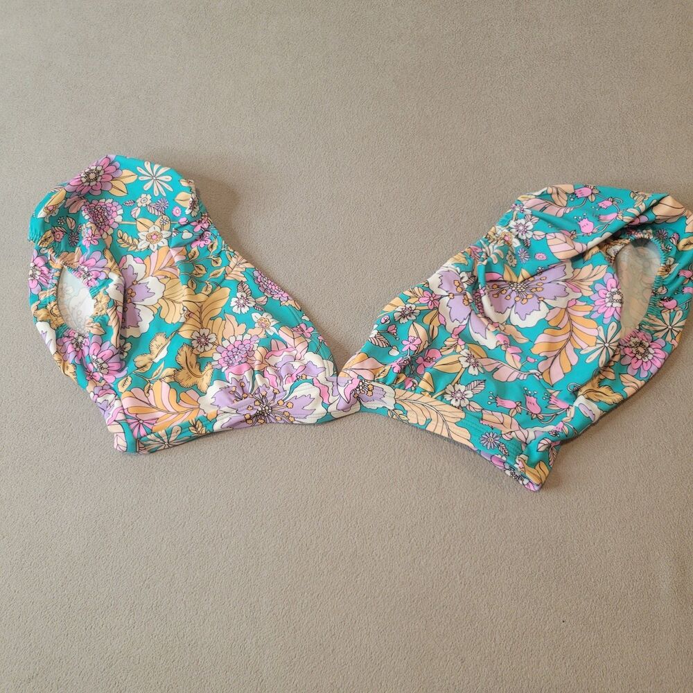 Ninety -nine Bikini Top Floral Size Small